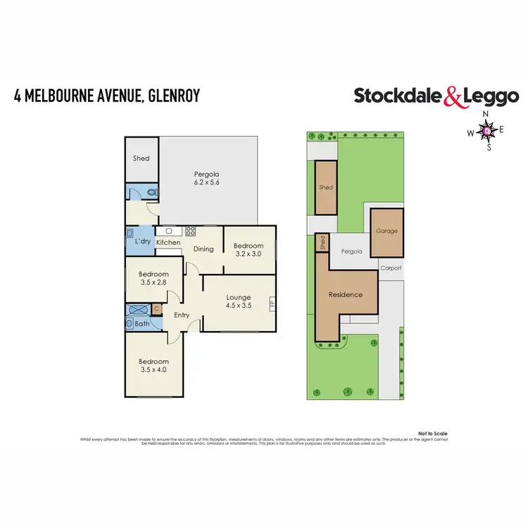 Floorplan of Homely house listing, 4 Melbourne Avenue, Glenroy VIC 3046