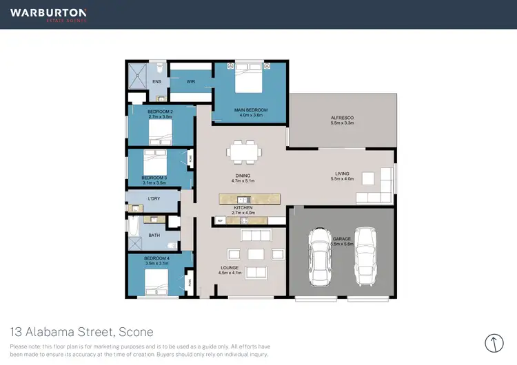 Floorplan of Homely house listing, 13 Alabama Street, Scone NSW 2337