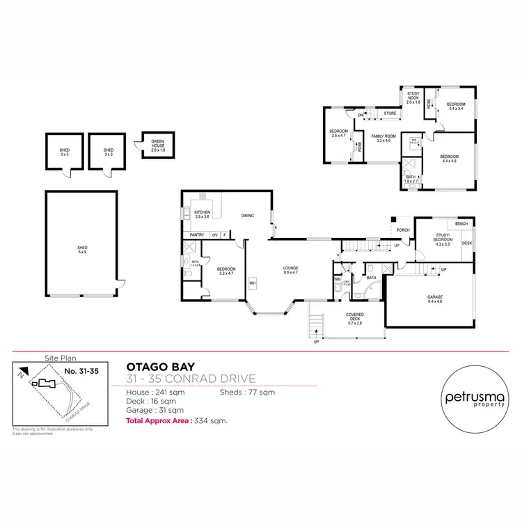 Floorplan of Homely house listing, 31-35 Conrad Drive, Otago TAS 7017