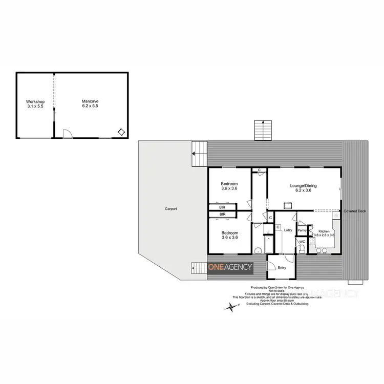 Floorplan of Homely house listing, 32 Dixons Road, Christmas Hills TAS 7330