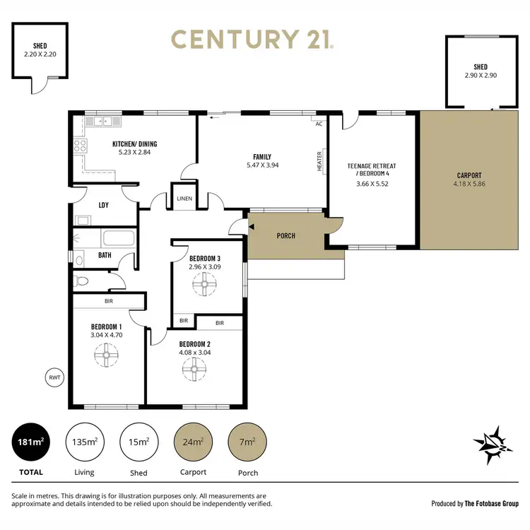 Floorplan of Homely house listing, 6 Garra Avenue, Modbury SA 5092