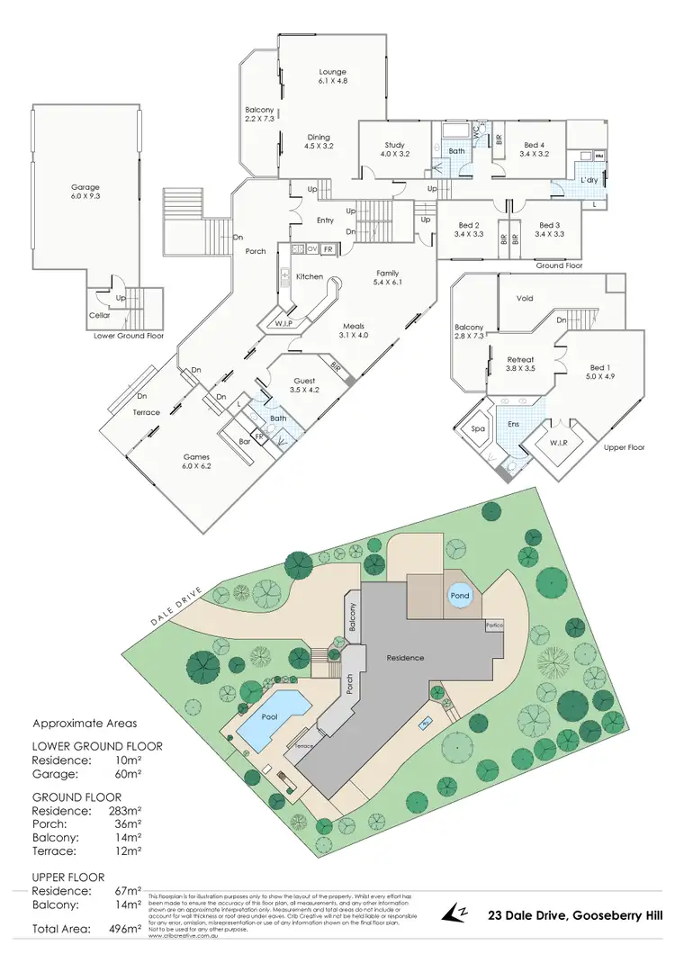 Floorplan of Homely house listing, 23 Dale Drive, Gooseberry Hill WA 6076