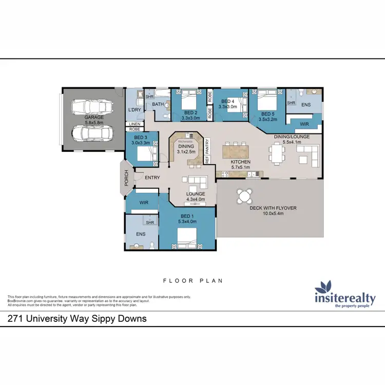 Floorplan of Homely house listing, 111/125 University Way, Sippy Downs QLD 4556