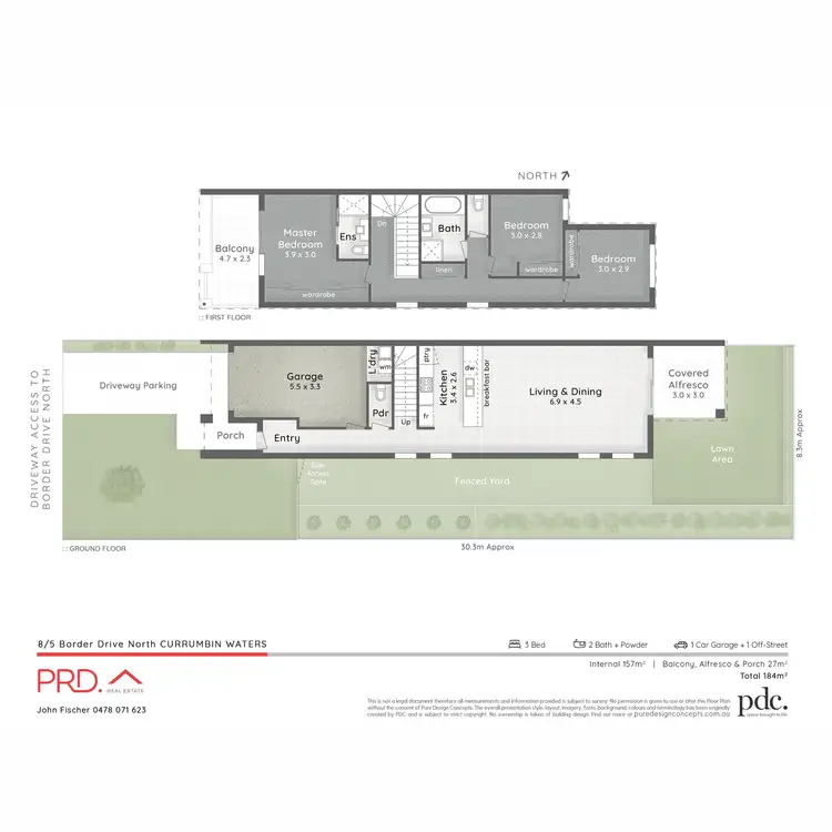 Floorplan of Homely townhouse listing, 8/5 Border Drive North, Currumbin Waters QLD 4223
