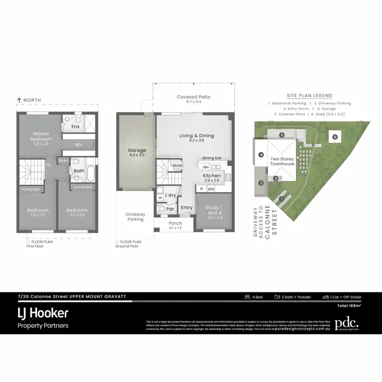 Floorplan of Homely townhouse listing, 7/20 Calonne Street, Upper Mount Gravatt QLD 4122