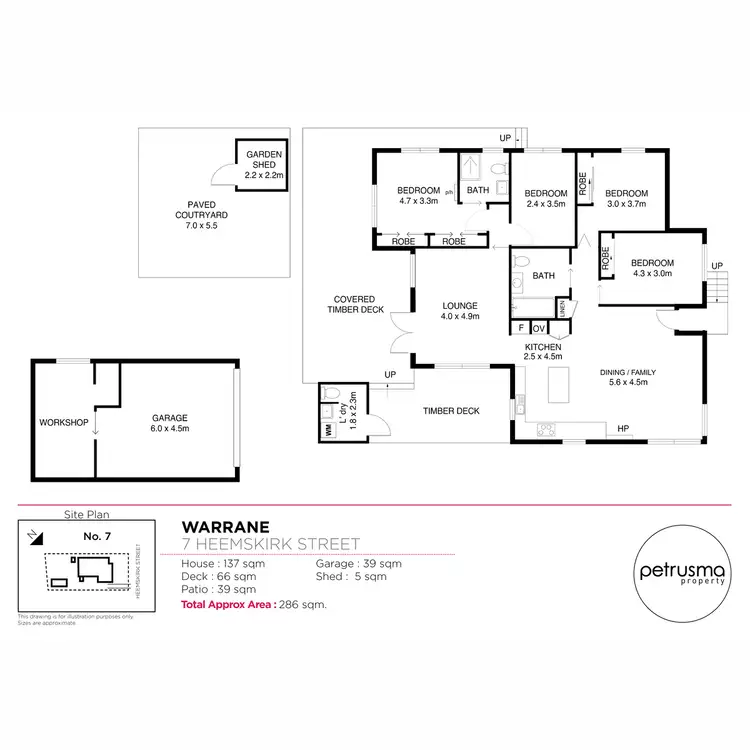Floorplan of Homely house listing, 7 Heemskirk Street, Warrane TAS 7018
