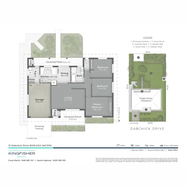 Floorplan of Homely house listing, 12 Dabchick Drive, Burleigh Waters QLD 4220