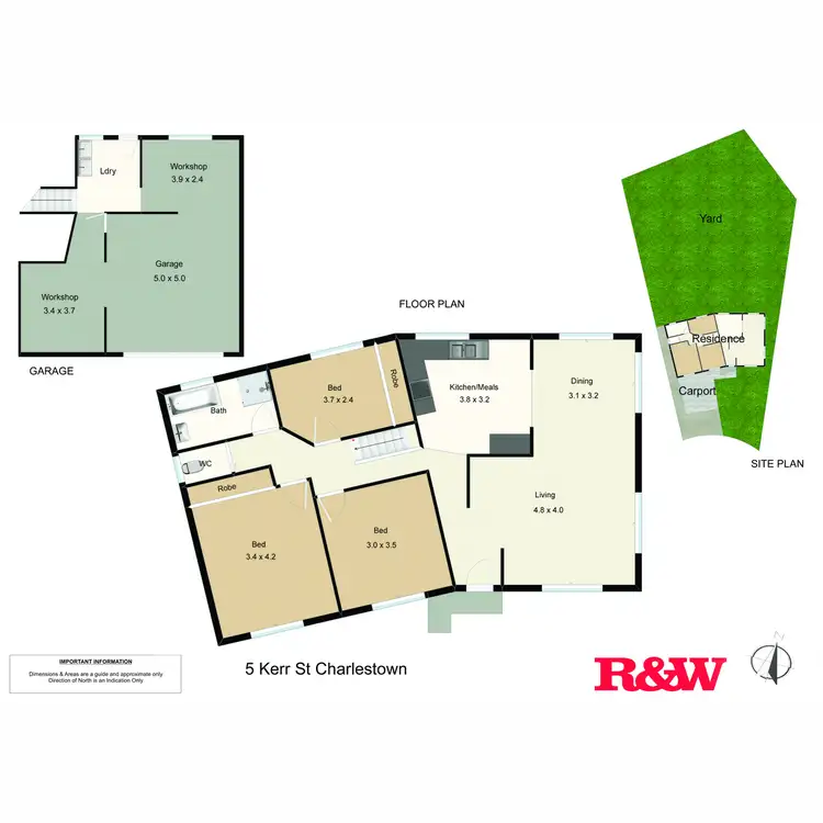 Floorplan of Homely house listing, 5 Kerr Street, Charlestown NSW 2290