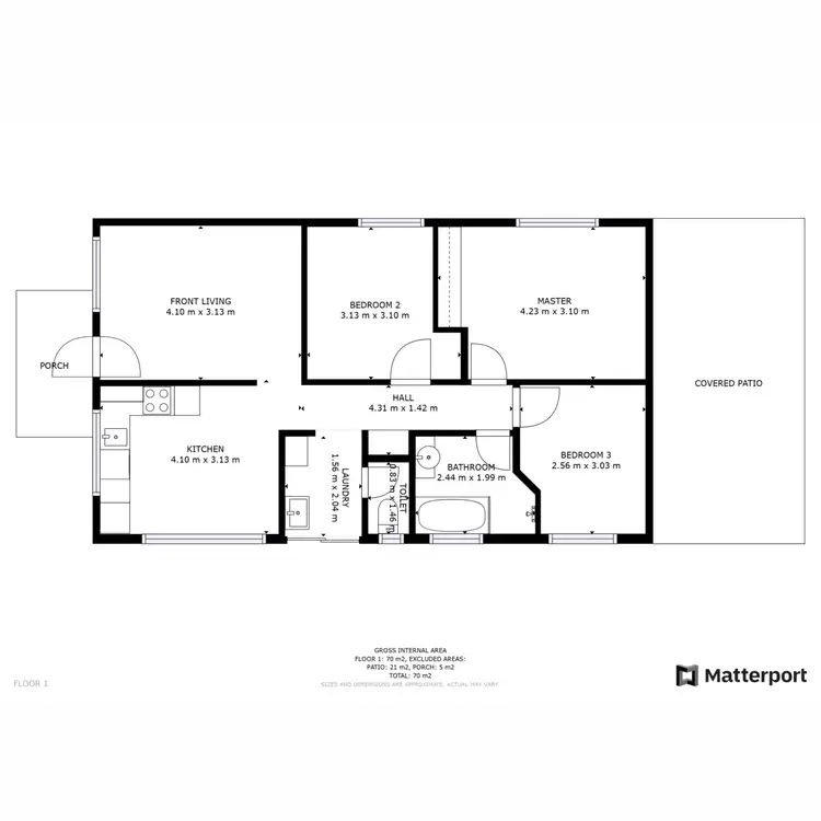 Floorplan of Homely house listing, 36 Bradley Way, Lockridge WA 6054