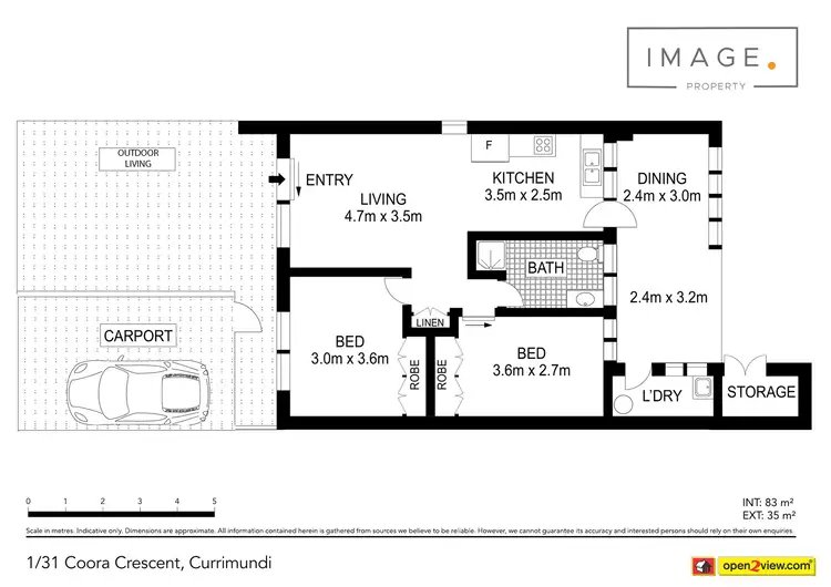 Floorplan of Homely unit listing, 1/31 Coora Crescent, Currimundi QLD 4551