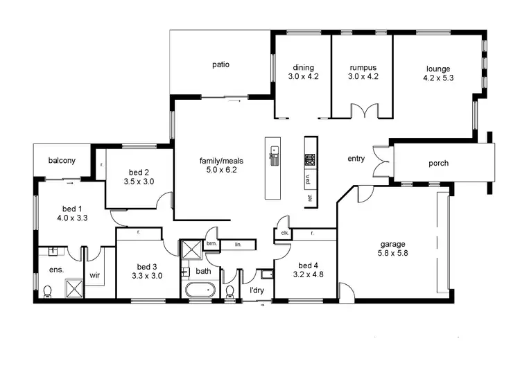 Floorplan of Homely house listing, 8 The Reach Court, Springfield Lakes QLD 4300