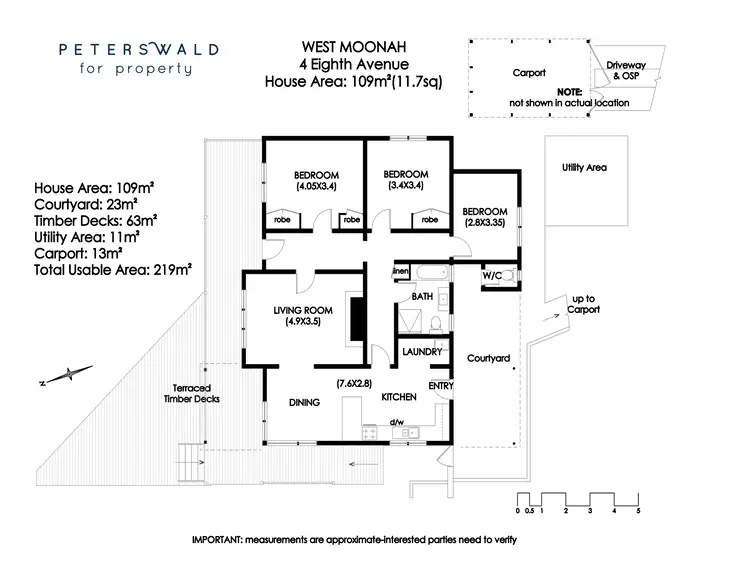 Floorplan of Homely house listing, 4 Eighth Avenue, West Moonah TAS 7009