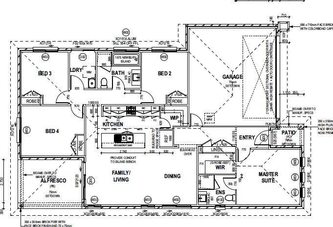 Floorplan of Homely land listing, 3 Wapshere Street, Macnamara ACT 2615