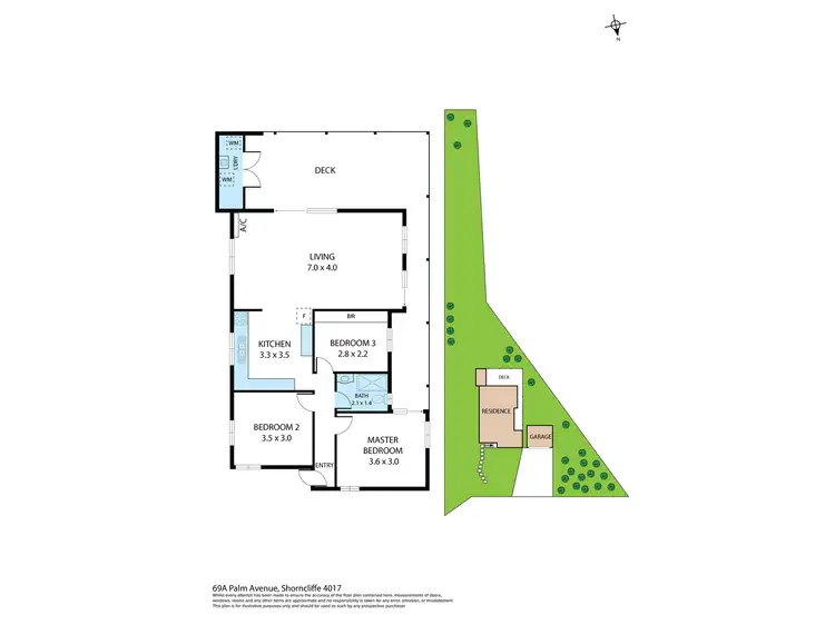 Floorplan of Homely house listing, 69A Palm Avenue, Shorncliffe QLD 4017