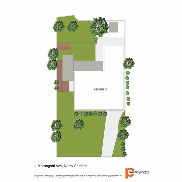 Floorplan of Homely house listing, 4 Marangani Avenue, North Gosford NSW 2250