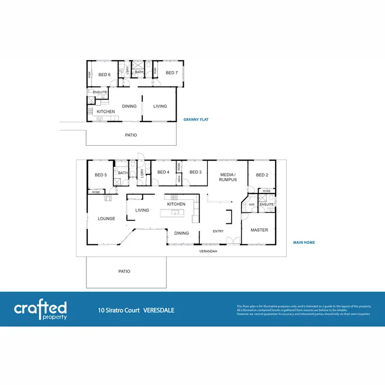 Floorplan of Homely rural property listing, 10 Siratro Court, Veresdale QLD 4285