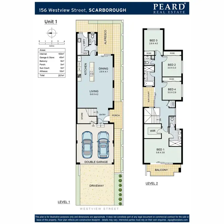 Floorplan of Homely house listing, 156B Westview Street, Scarborough WA 6019
