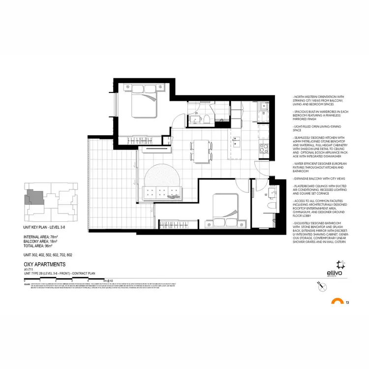 Floorplan of Homely apartment listing, 402/8 Zillah Street, Stones Corner QLD 4120