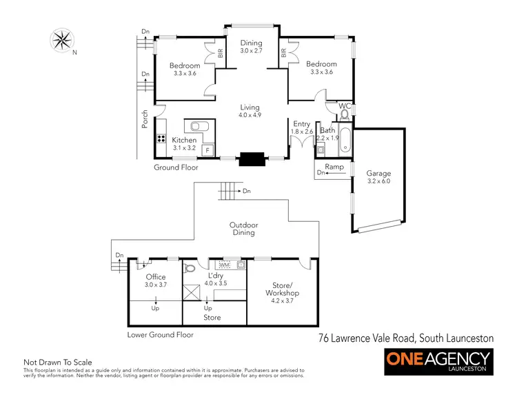 Floorplan of Homely house listing, 76 Lawrence Vale Road, South Launceston TAS 7249
