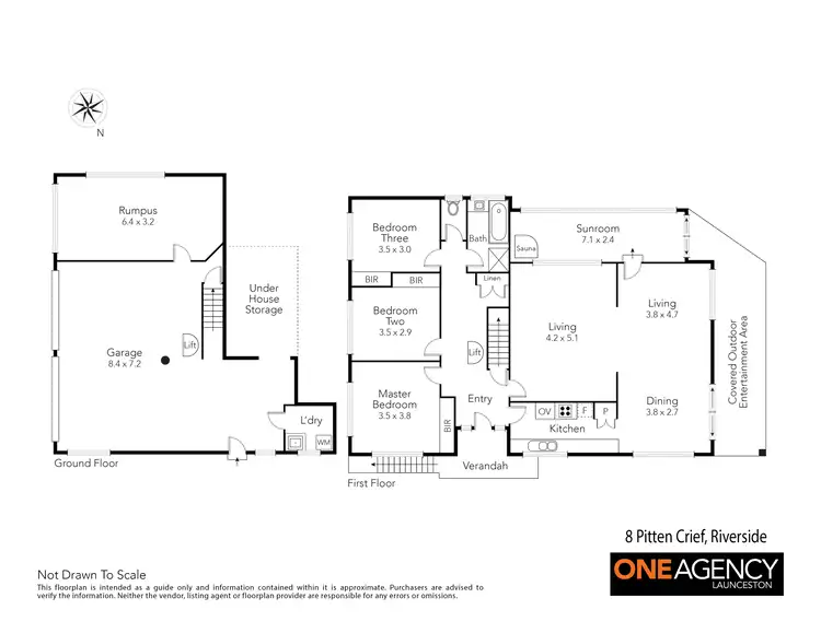 Floorplan of Homely house listing, 8 Pitten Crief, Riverside TAS 7250