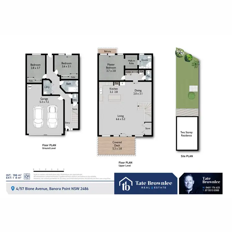 Floorplan of Homely townhouse listing, 4/57 Bione Avenue, Banora Point NSW 2486