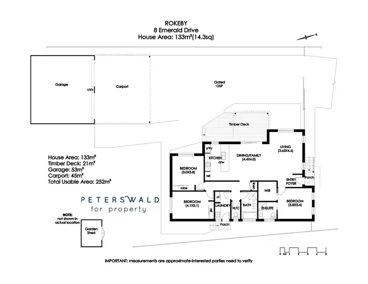 Floorplan of Homely house listing, 8 Emerald Drive, Rokeby TAS 7019