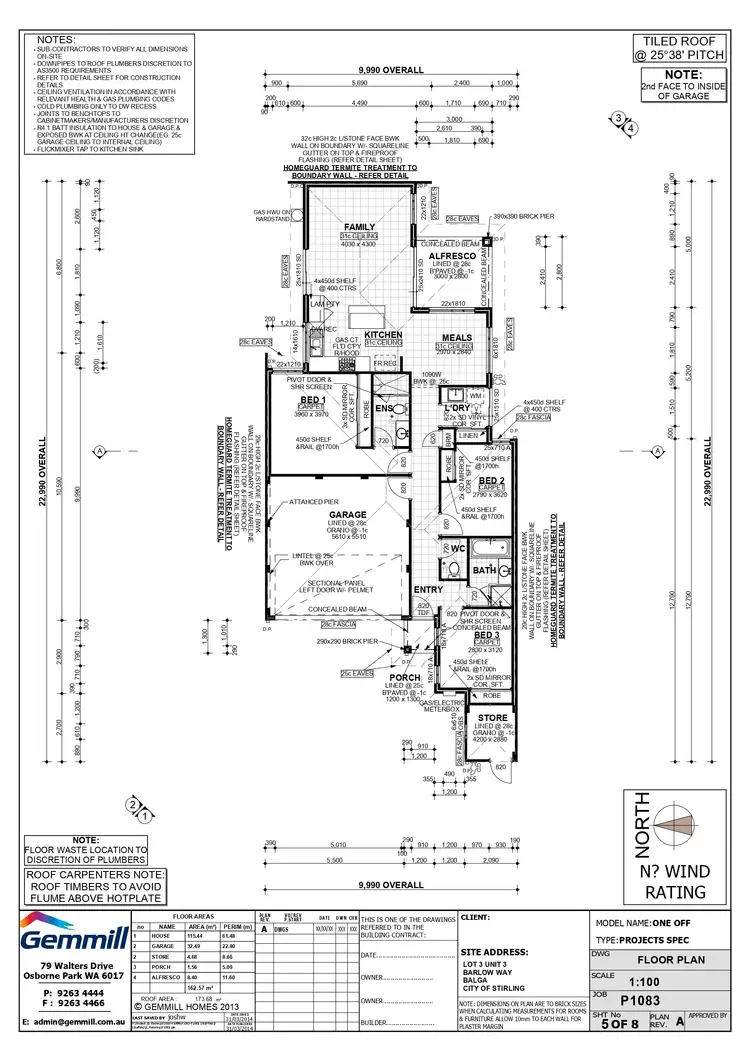 Floorplan of Homely villa listing, 45C Barlow Way, Balga WA 6061
