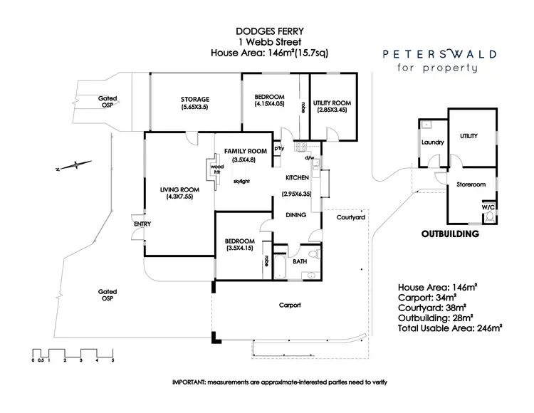 Floorplan of Homely house listing, 1 Webb Street, Dodges Ferry TAS 7173