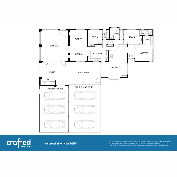 Floorplan of Homely house listing, 84 Lyon Drive, New Beith QLD 4124