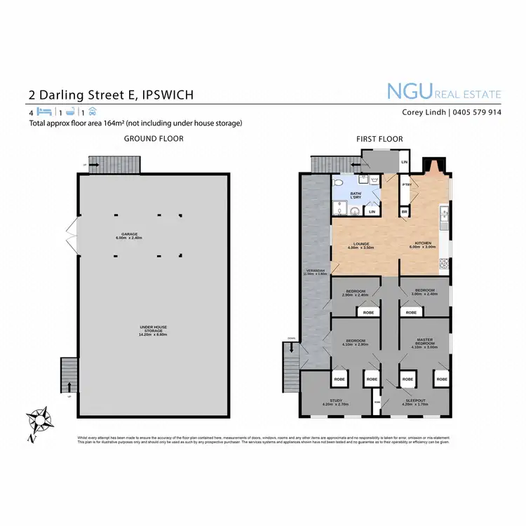 Floorplan of Homely house listing, 2 Darling Street East, Ipswich QLD 4305