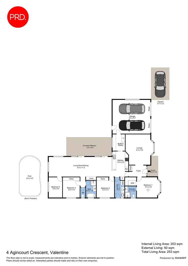Floorplan of Homely house listing, 4 Agincourt Crescent, Valentine NSW 2280