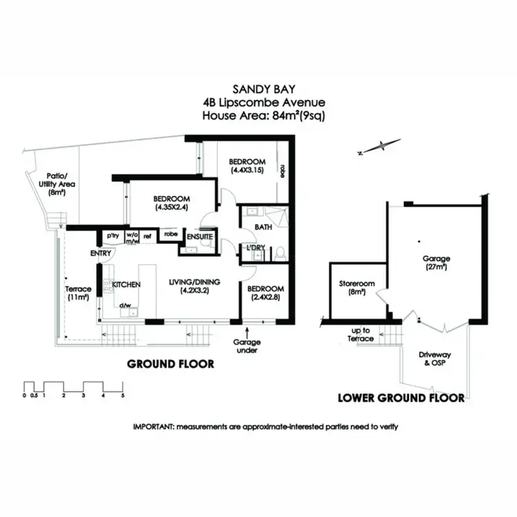 Floorplan of Homely house listing, 4B Lipscombe Avenue, Sandy Bay TAS 7005