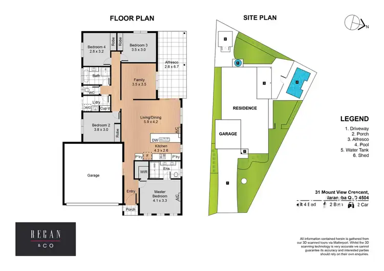 Floorplan of Homely house listing, 31 Mount View Crescent, Narangba QLD 4504