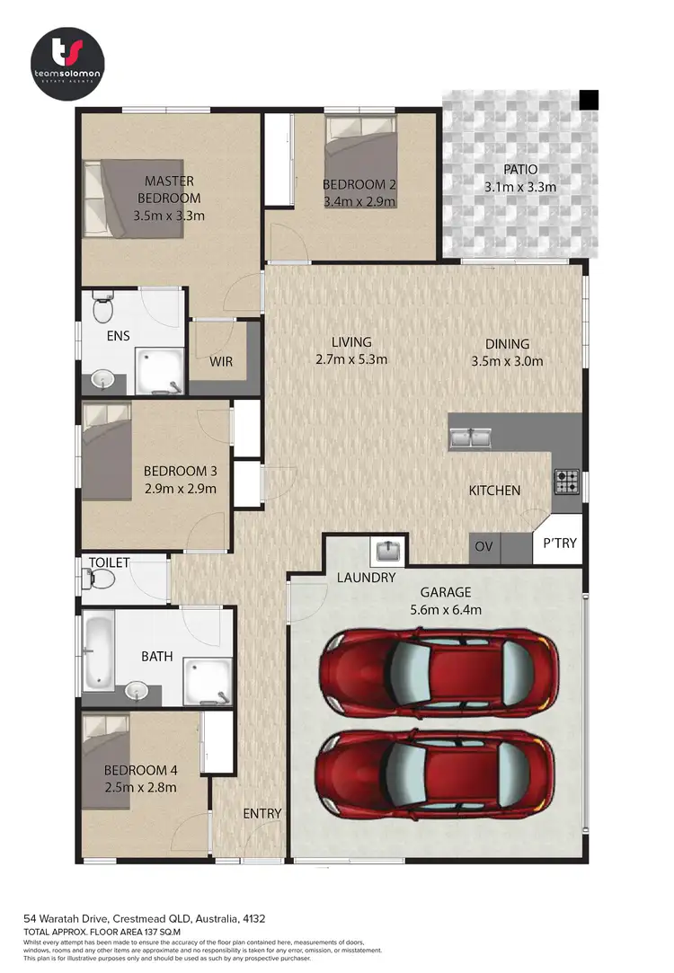 Floorplan of Homely house listing, 54a Waratah Drive, Crestmead QLD 4132