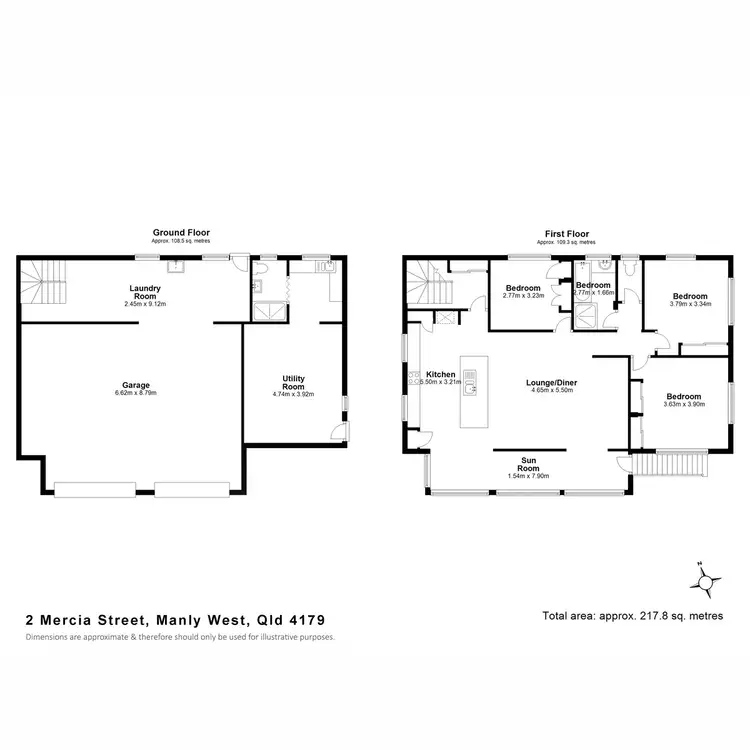Floorplan of Homely house listing, 2 Mercia Street, Manly West QLD 4179