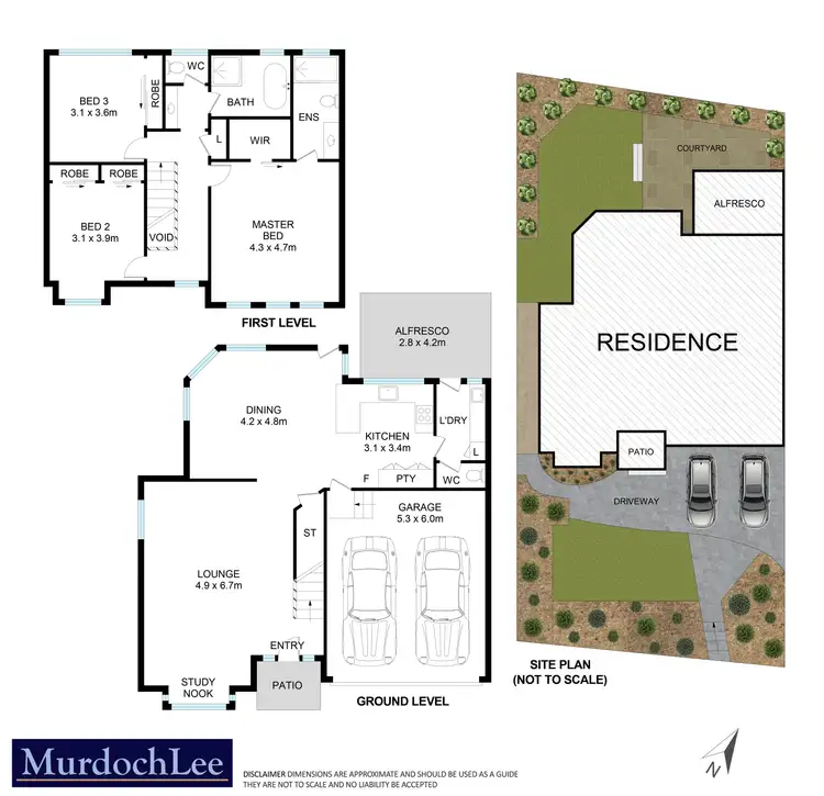 Floorplan of Homely semi-detached listing, 32B Orange Grove, Castle Hill NSW 2154