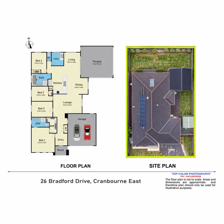 Floorplan of Homely house listing, 26 Bradford Drive, Cranbourne East VIC 3977