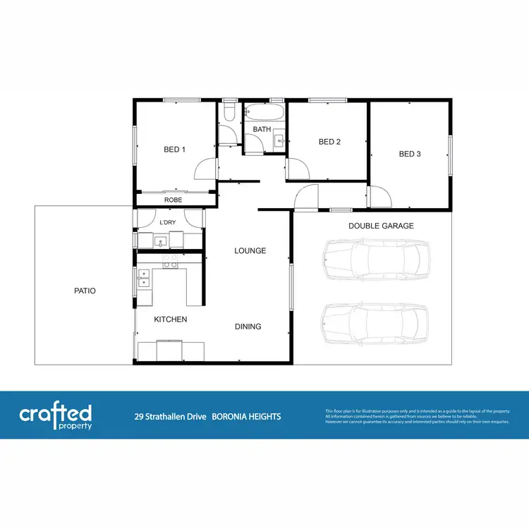 Floorplan of Homely house listing, 29 Strathallen Drive, Boronia Heights QLD 4124
