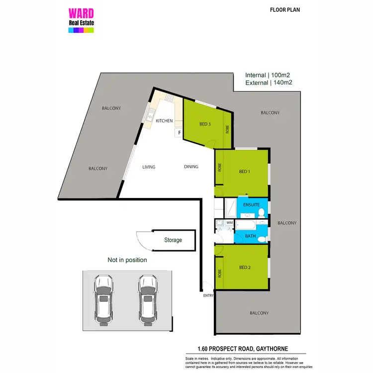 Floorplan of Homely unit listing, 1/60 Prospect Road, Gaythorne QLD 4051