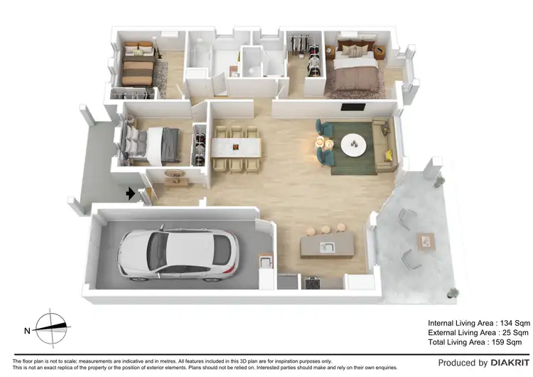 Floorplan of Homely townhouse listing, 32/37 Wagner Road, Murrumba Downs QLD 4503