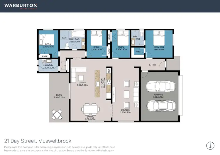 Floorplan of Homely house listing, 21 Day Street, Muswellbrook NSW 2333