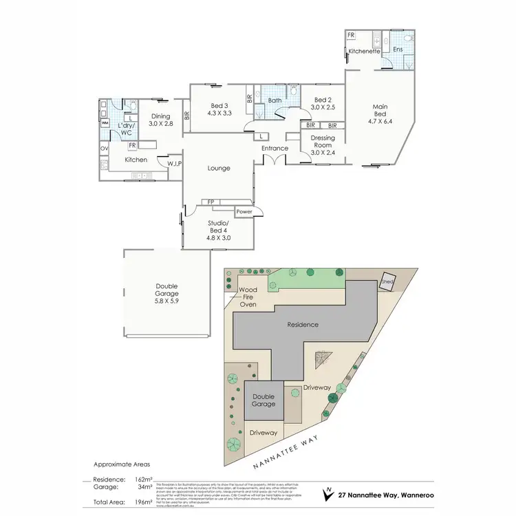 Floorplan of Homely house listing, 27 Nannatee Way, Wanneroo WA 6065
