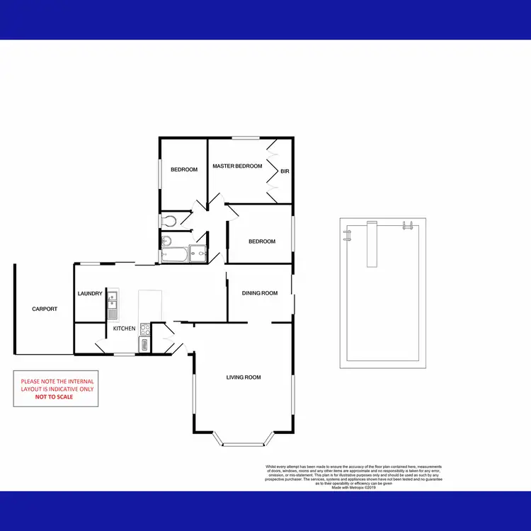 Floorplan of Homely house listing, 9 Ferndale Crescent, Ferndale WA 6148