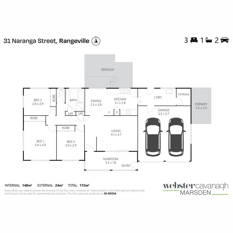 Floorplan of Homely house listing, 31 Naranga Street, Rangeville QLD 4350
