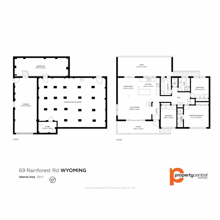 Floorplan of Homely house listing, 69 Rain Forest Road, Wyoming NSW 2250