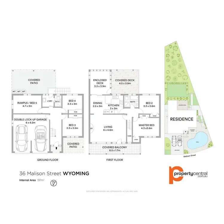 Floorplan of Homely house listing, 36 Malison Street, Wyoming NSW 2250