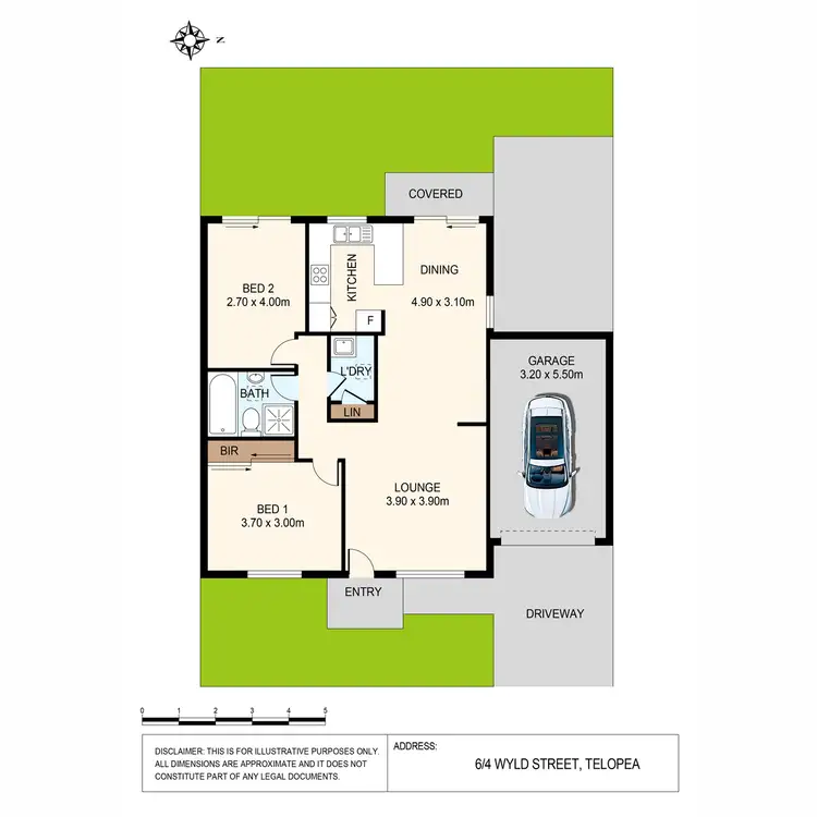 Floorplan of Homely villa listing, 6/4-10 Wylde Street, Telopea NSW 2117