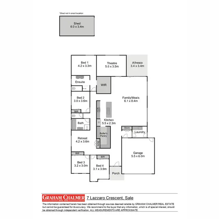 Floorplan of Homely house listing, 7 Lazzaro Crescent, Sale VIC 3850
