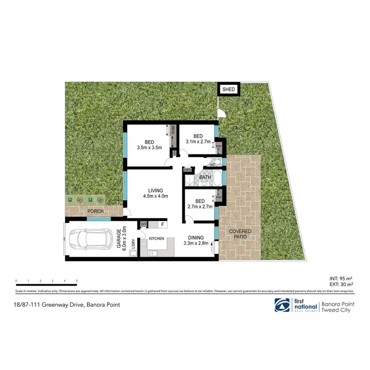 Floorplan of Homely villa listing, 18/87-111 Greenway Drive, Banora Point NSW 2486
