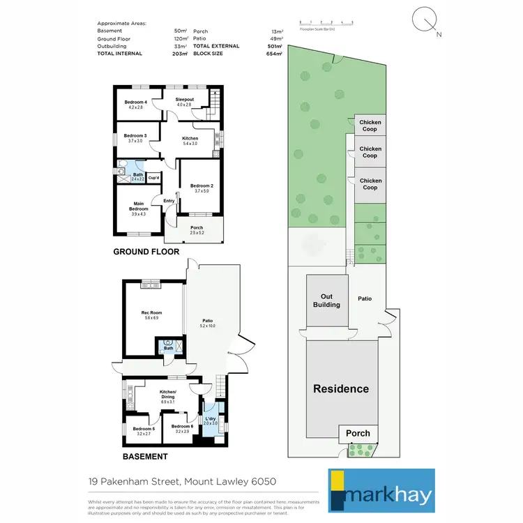 Floorplan of Homely house listing, 19 Pakenham Street, Mount Lawley WA 6050